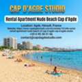 Rental Apartment Nude Beach &ndash; Cap D&rsquo;Agde Studio Prime Stay