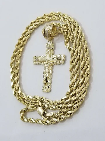 U.S. Virgin Islands, Jewelry, USD 1765,  Buy 10k Rope Chain Link Necklace For Men & Women