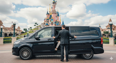 Paris, Travel, Paris To Disneyland Taxi | Private Door-to-Door Transfer | Fixed Prices | 24/7 Service