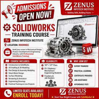 New Delhi, Education, Best SolidWorks Training In Roorkee