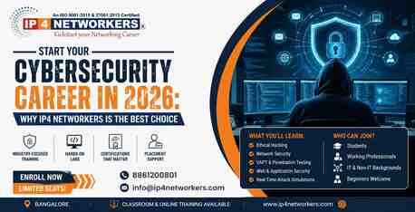 Bangalore, Lessons Offered, Start Your Cybersecurity Career In 2026 &ndash; Join The Best Training Institute!