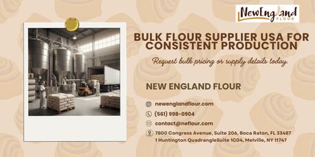 New York, Food, Bulk Flour Supplier USA For Consistent Production | New England Flour
