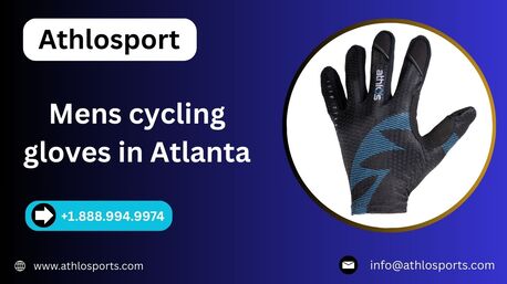 New York, Clothing & Accessories, Mens Cycling Gloves In Atlanta | Comfort & Grip By Athlosports