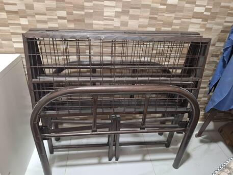 Jeddah, Household Items, SAR 175,  Full Metal Folding Bed For Sale