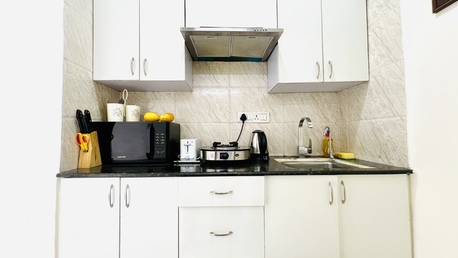 Mumbai, Apts/Flats Wanted, INR 5508/day,  Furnished,  Studio,  450 Sq. Feet,  BluO Studio - Defence Colony - Kitchen, BathTub