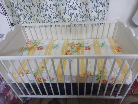 Hara, Household Items, SAR 150,  UEGENT SALE - Baby Cot With Matress ( Neat And Clean)