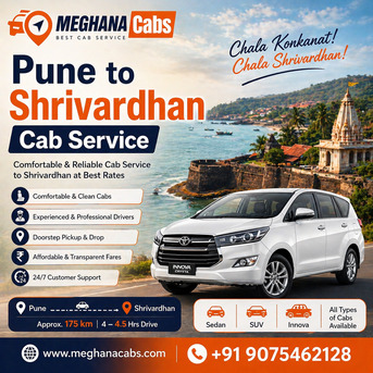 Pune, Travel, Pune To Shrivardhan Cab