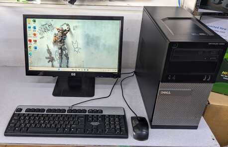 Manama, Tablet Computers, BHD 68,  Dell Core I7 3.4Ghz PC 8GB RAM 256GB SSD 19" Monitor Windows 11 & Office 2024 Ready To Use