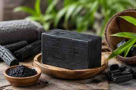 New York, Business, Activated Charcoal Soap Bar For Deep Cleansing & Clear Skin