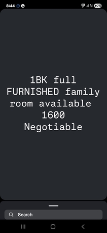 Jubail, Rooms for Rent, SAR 1600/month,  1BHK Family FURNITURE ROOMS Available