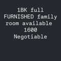 SAR 1600/month,  1BHK Family FURNITURE ROOMS Available