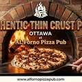 Authentic Thin Crust Pizza Ottawa At AL Forno Pizza Pub