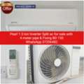 BHD 150,  ✅️ Pearl 1.5 Ton Inverter Energy Saving Split Ac For Sale In Good Condition With Fixing