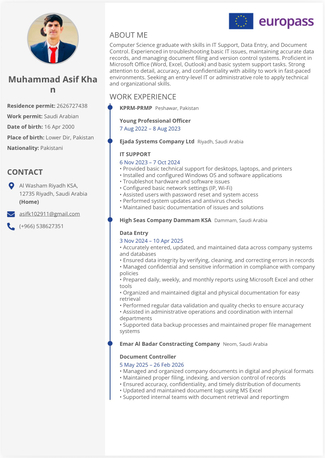 Riyadh, Job Seekers, Data Entry, IT, Data Admin, & Document Controller