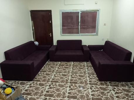 Juffair, Furniture, BHD 8,  Sofa Set (Used) Urgent Sale ‼️