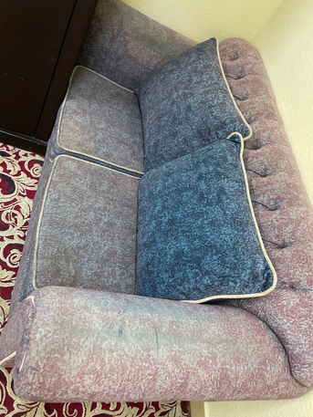 Al Badiyah, Furniture, SAR 300,  Neat Sofa Set 3+2+1 Seater For SAR300
