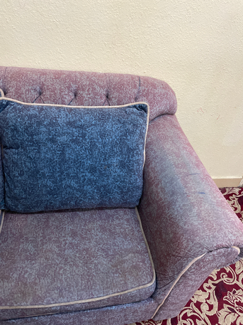Al Badiyah, Furniture, SAR 300,  Neat Sofa Set 3+2+1 Seater For SAR300