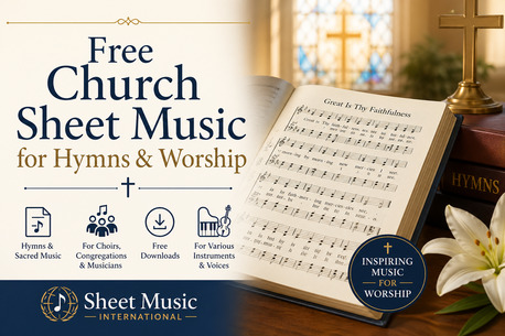 New York, Musical Instruments, Free Church Sheet Music For Hymns & Worship | Sheet Music International