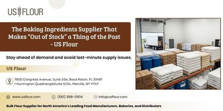 New York, Food, The Baking Ingredients Supplier That Makes &ldquo;Out Of Stock&rdquo; A Thing Of The Past - US Flour