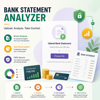 New Delhi, Software, Bank Statement Analyzer For Smart Financial Insights