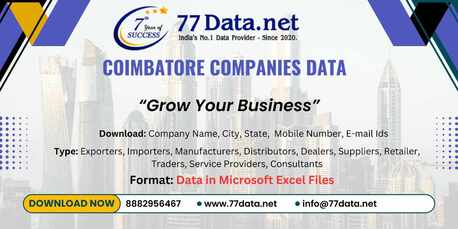New Delhi, Business, Get List Of Companies In Coimbatore &ndash; Verified B2B Database