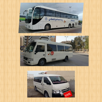 Manama, Pick Up & Drop Off, GROUP SERVICES 15.SEATER MINI BUS 30.SEATER COASTER 50.SEATER BUS ON TIME