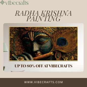 Noida, Household Items, INR 2600,  Beautiful Radha Krishna Painting For Home D&eacute;cor