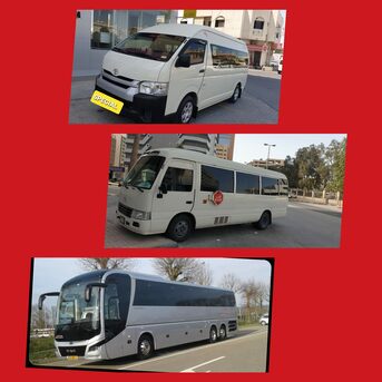 Juffair, Pick Up & Drop Off, PICK AND DROP 15.SEATER MINI BUS 30.SEATER COASTER 50.SEATER BUS ON CALL