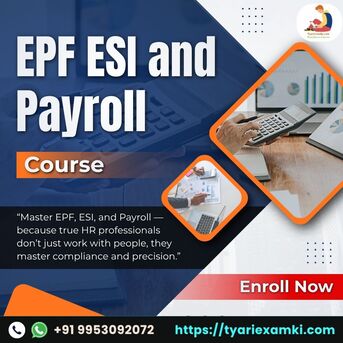 New Delhi, Lessons Offered, Professional EPF, ESI & Payroll Management Course With Practical Training