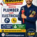 Wanted Plumber Cum Electrician
