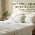 INR 1499,  White Cotton Bedsheets Online India &ndash; Hotel Style Bedding