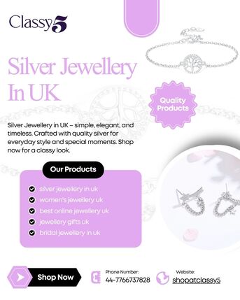 London, Fashion & Design, Silver Jewellery In UK