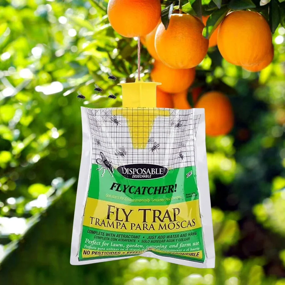 New York, Household Items, Outdoor Fly Traps &ndash; Disposable Bag That Catches Up To 20,000 Flies!