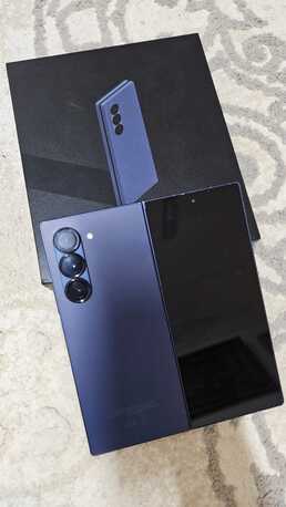 Jeddah, Mobile Phones, SAR 3300,  Samsung Galaxy Z Fold6 &ndash; 12GB / 256GB &ndash; Navy  Model: SM-F956B/DS Storage: 256GB RAM: 12GB