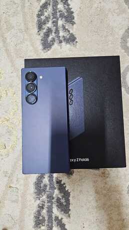 Jeddah, Mobile Phones, SAR 3300,  Samsung Galaxy Z Fold6 &ndash; 12GB / 256GB &ndash; Navy  Model: SM-F956B/DS Storage: 256GB RAM: 12GB