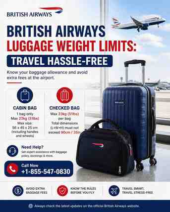 New York, Travel, British Airways Luggage Weight Limits: Travel Hassle-Free