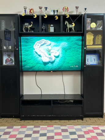 Jubail, Furniture, SAR 450,  IKEA TV Cabinet With Showcase And Desk