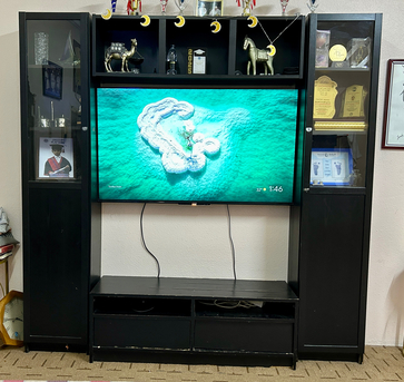 Jubail, Furniture, SAR 450,  IKEA TV Cabinet With Showcase And Desk