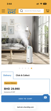 Salmaniya, Household Items, BHD 22,  Brand New Humidifier From Sharafdg Just 2days Old