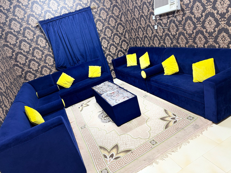 Manama, Appliances, BHD 75,  For Sale Complete Sofa Set 15 Person With Curtain And Carpet