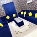 BHD 75,  For Sale Complete Sofa Set 15 Person With Curtain And Carpet