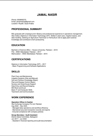 Riyadh, Job Seekers, Agriculture Technion