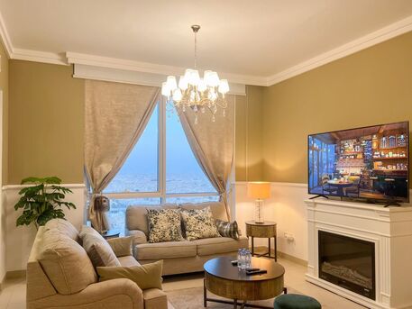 Al Yasmin, Apartments, Flats, Houses & Villas, SAR 170000/year,  Furnished,  2 BR,  129 Sq. Meter,  Turn-Key Luxury On The 21st Floor Of Ascott Rafal
