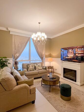 Al Yasmin, Apartments, Flats, Houses & Villas, SAR 170000/year,  Furnished,  2 BR,  129 Sq. Meter,  Turn-Key Luxury On The 21st Floor Of Ascott Rafal