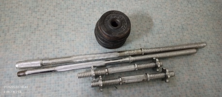 Jeddah, Sporting Goods, SAR 120,  Dumble 12 Kg With Rods