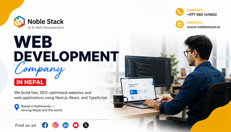 Kathmandu, Software Development, Web Development Company In Nepal - Noble Stack