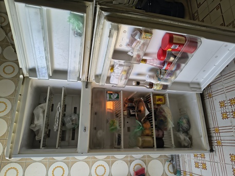 Al Sharafeyah, Appliances, SAR 450,  Hitachi Fridge/Refrigerator-Freezer, Made In Thailand, Double Door In Excellent Working