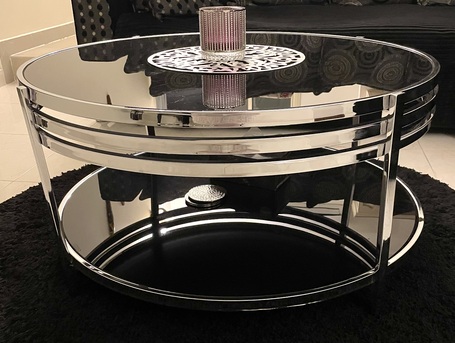 Manama, Furniture, BHD 60,  Modern Mirrored Coffee Table &ndash; Luxury Look