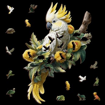 Sydney, Baby & Kid Stuff, AUD 55,  Sulphur Cockatoo Wooden Puzzle