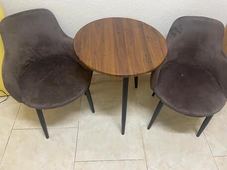 Hara, Furniture, SAR 75,  Round Tea Table 2 Chairs - 75 SAR